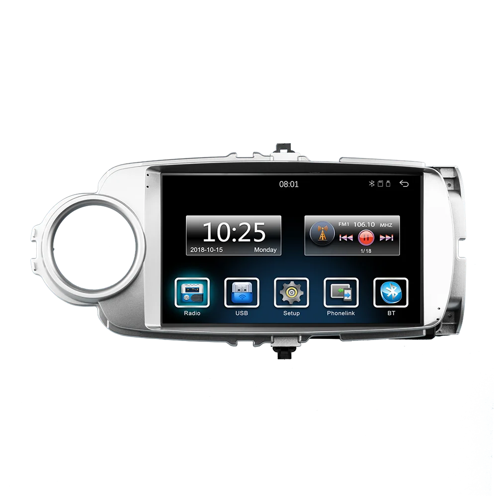 

Автомагнитола 2 Din с экраном для Toyota Yaris 2012-2017, 9 дюймов, мультимедийный плеер, головное устройство, Авторадио с Carplay FM