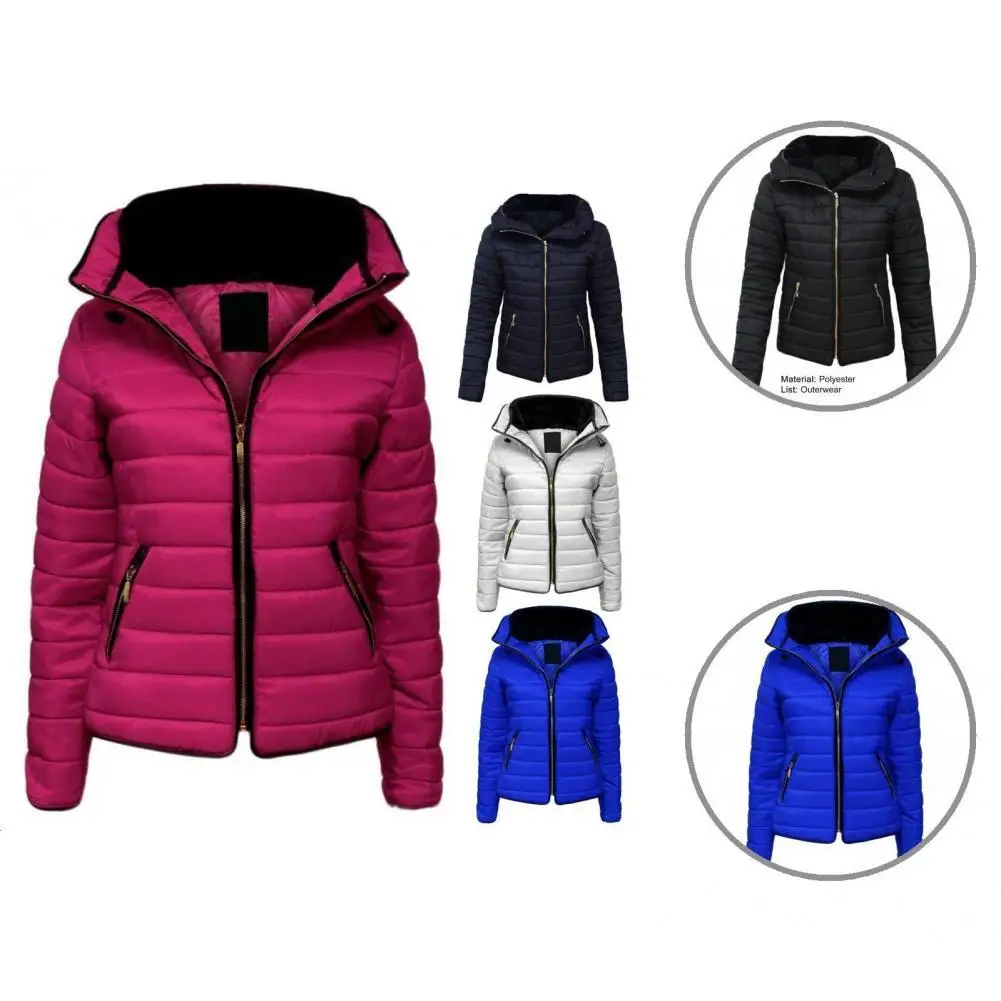 Skin-Touch Chic Stand Collar Solid Color Puffer Coat Lightweight Winter Jacket Long Sleeve for Holiday
Skin-Touch Chic Stand Collar Solid Color Puffer Coat Lightweight Winter Jacket Long Sleeve for Holiday