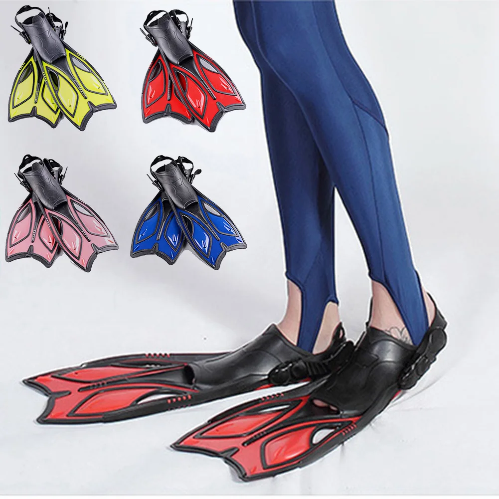 2PC Diving Flippers Without Hurting Feet Flexible Drag Reduction Diving Swimming Fins Flippers Adjustable Equipment
2PC Diving Flippers Without Hurting Feet Flexible Drag Reduction Diving Swimming Fins Flippers Adjustable Equipment
