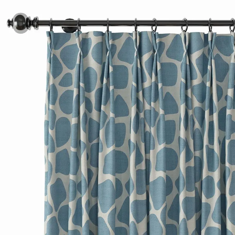 Pinch Pleat Nickel Grommet Print Blackout Curtain Drapery with Liner ChadMade Carl (1 Panel) Size and Header Type Custom
Pinch Pleat Nickel Grommet Print Blackout Curtain Drapery with Liner ChadMade Carl (1 Panel) Size and Header Type Custom