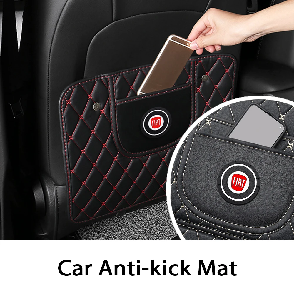 Leather Car Seat Back Anti-Child-Kick Pad Cushion Cover Mat Waterproof Protector For Fiat Panda Bravo Punto Linea Croma 500 595
Leather Car Seat Back Anti-Child-Kick Pad Cushion Cover Mat Waterproof Protector For Fiat Panda Bravo Punto Linea Croma 500 595
