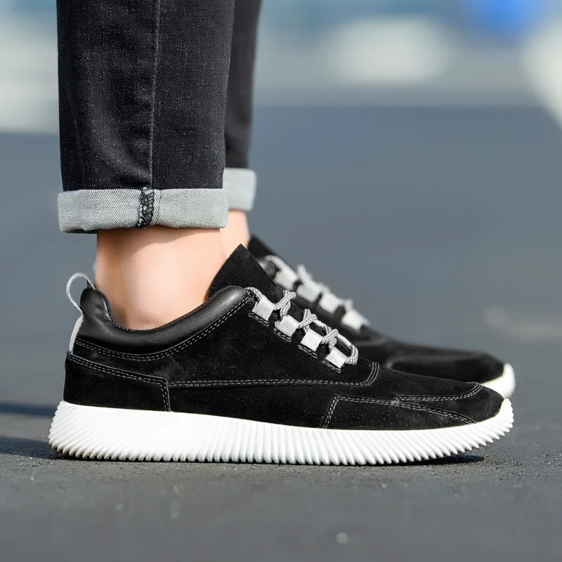 Fashion suede Leather Men Shoes outdoor Casual Men Shoes breathable sneakers Male Breathable Flat Vintage Loafers men shoes
Fashion suede Leather Men Shoes outdoor Casual Men Shoes breathable sneakers Male Breathable Flat Vintage Loafers men shoes