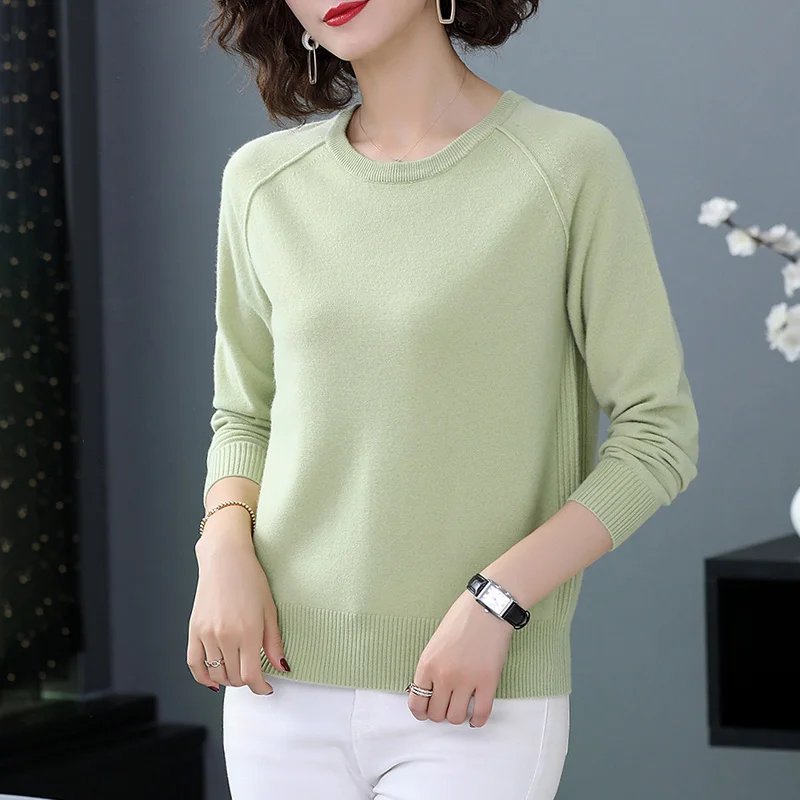Women's Short Style Sweater Loose Bottoming Shirt Female Wild Long Sleeve O-Neck Autumn Sweaters zde2678
Women's Short Style Sweater Loose Bottoming Shirt Female Wild Long Sleeve O-Neck Autumn Sweaters zde2678