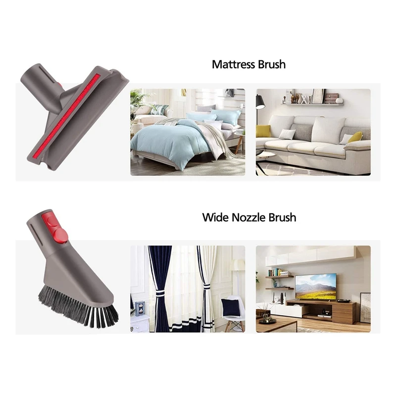 2 Docking Station Holder Organizer & 6 Flexible Hose Brush Tool Kit,for Dyson V7 V8 V10 V11 SV10 SV11 Vacuum Cleaner
2 Docking Station Holder Organizer & 6 Flexible Hose Brush Tool Kit,for Dyson V7 V8 V10 V11 SV10 SV11 Vacuum Cleaner