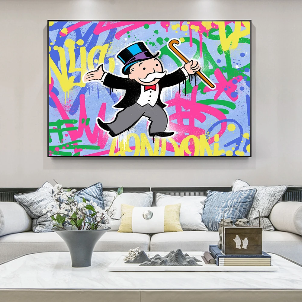Classic Cartoon Cartoon Character Graffiti Poster Mural Family Bedroom Children's Room Wall Decoration Canvas Art (no Frame)
Classic Cartoon Cartoon Character Graffiti Poster Mural Family Bedroom Children's Room Wall Decoration Canvas Art (no Frame)