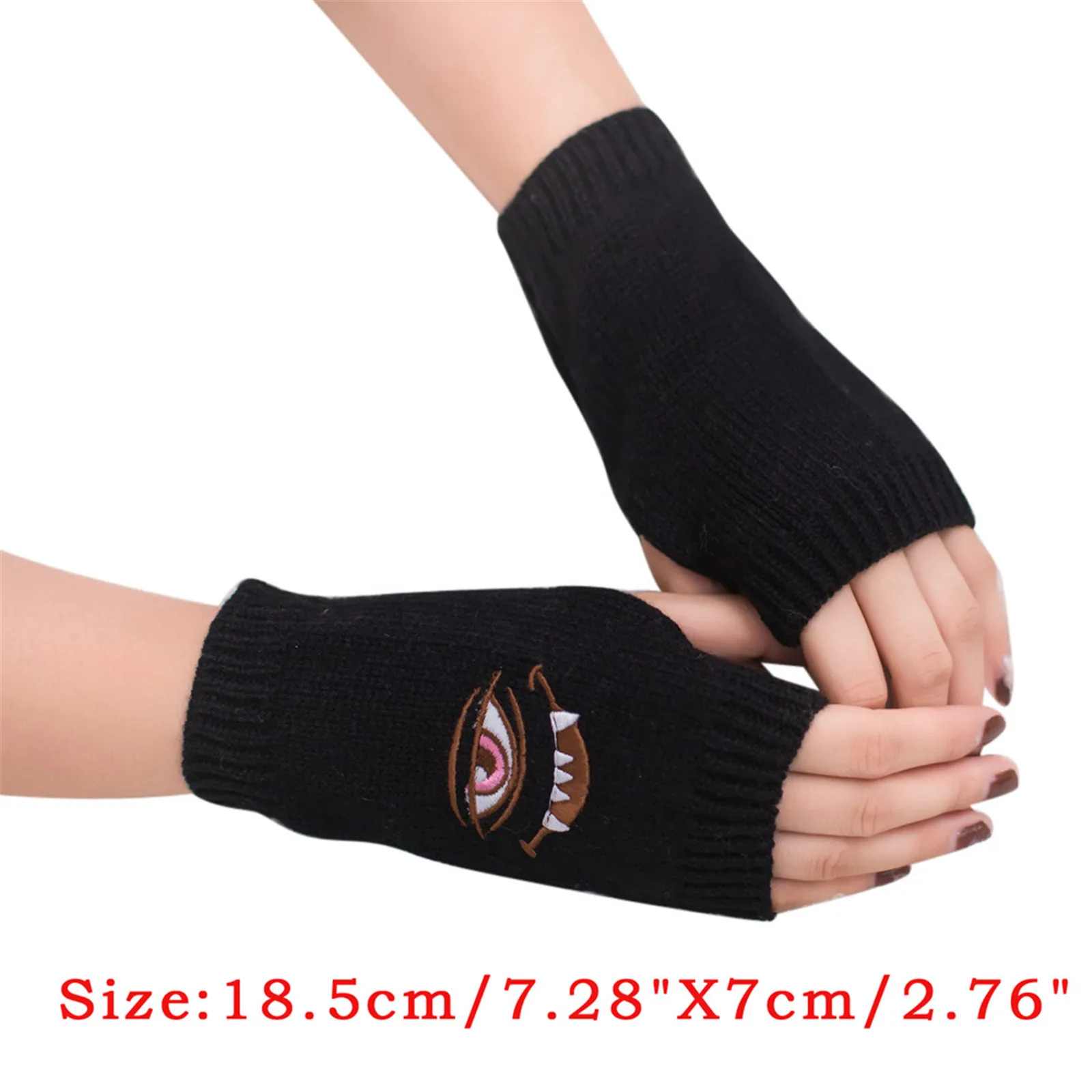 Women Girl Embroidery Demon Knitted Gloves Arm Fingerless Keep Warm Winter Gloves Soft Warm Mitten handschoenen #14
Women Girl Embroidery Demon Knitted Gloves Arm Fingerless Keep Warm Winter Gloves Soft Warm Mitten handschoenen #14