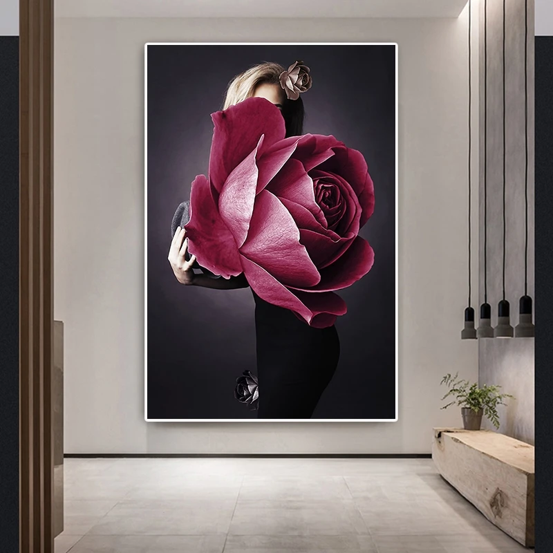 Modern Flower Sexy Woman Poster Art Canvas Painting Pictures and Prints Scandinavian Wall Artwork Home Living Room Bedroom Decor
Modern Flower Sexy Woman Poster Art Canvas Painting Pictures and Prints Scandinavian Wall Artwork Home Living Room Bedroom Decor
