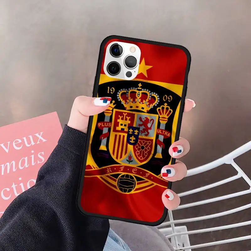 Spain Coat of Arms Flag Phone Case For Iphone 5 5S SE 6 6s 7 8 plus X Xr XS 11 12 Mini Pro Max Cover Fundas Coque
Spain Coat of Arms Flag Phone Case For Iphone 5 5S SE 6 6s 7 8 plus X Xr XS 11 12 Mini Pro Max Cover Fundas Coque