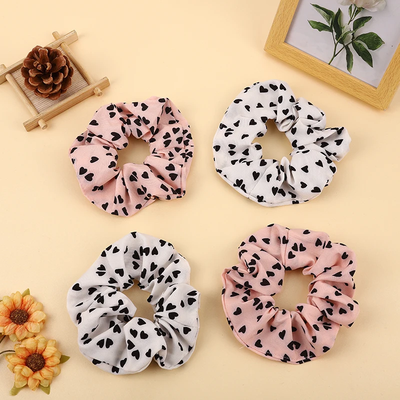 Sweet Love Heart Print Hair Ring Rope Chiffon Scrunchies Elastic Hair Band for Women Girls Hair Ties Ponytail Holder Accessories
Sweet Love Heart Print Hair Ring Rope Chiffon Scrunchies Elastic Hair Band for Women Girls Hair Ties Ponytail Holder Accessories