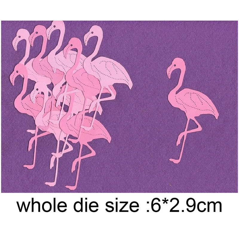 Metal Cutting Dies Flamingo 80*29mm DIY Etched Dies mould Craft Paper Card Making Scrapbooking Embossing die stencils
Metal Cutting Dies Flamingo 80*29mm DIY Etched Dies mould Craft Paper Card Making Scrapbooking Embossing die stencils
