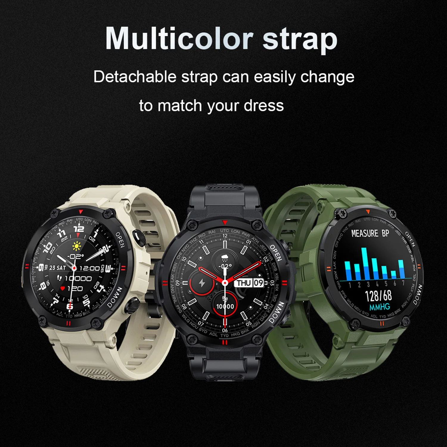 New Erbang GTK22 Trex Pro Outdoor Smartwatch Waterproof 10-day Battery Life 400mAh Smart Watch For Android iOS Phone
New Erbang GTK22 Trex Pro Outdoor Smartwatch Waterproof 10-day Battery Life 400mAh Smart Watch For Android iOS Phone