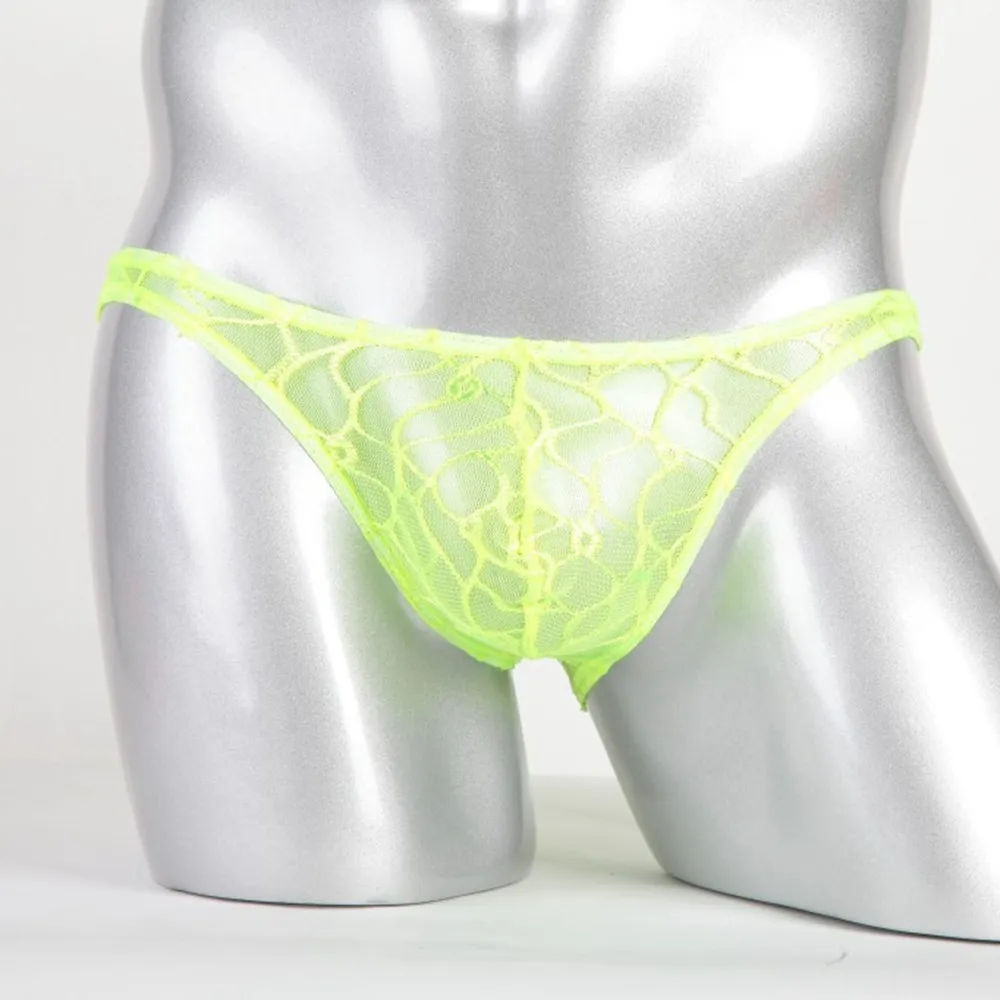Hollow Lace Sexy Men See Through T-Back G-string Thong Bikini Underwear Micro Mesh Pouch Panties Brief Seamless Sissy Panties
Hollow Lace Sexy Men See Through T-Back G-string Thong Bikini Underwear Micro Mesh Pouch Panties Brief Seamless Sissy Panties