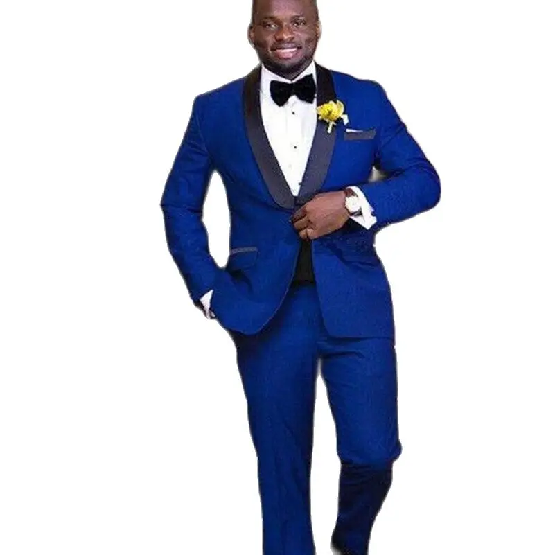 Slim Fit Mens Suits Royal Blue Groom Tuxedos Men Formal Business Suits Men Prom Dinner Suits Custom Made (jacket+pant)
Slim Fit Mens Suits Royal Blue Groom Tuxedos Men Formal Business Suits Men Prom Dinner Suits Custom Made (jacket+pant)