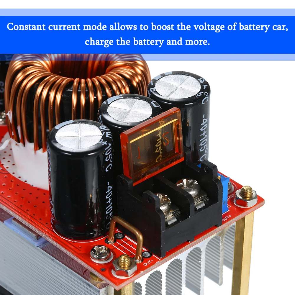 1500W Boost DC-DC Converter Controller Step-Up Converter Regulator Constant Current& Voltage Mode Boost Converter
1500W Boost DC-DC Converter Controller Step-Up Converter Regulator Constant Current& Voltage Mode Boost Converter