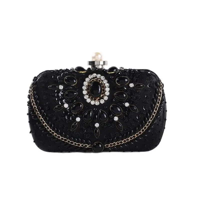 2021 High Quality Women Pearl Evening Clutch Bags Handmade Party Shoulder Bags Clutch Wallets With Chain Drop Shipping
2021 High Quality Women Pearl Evening Clutch Bags Handmade Party Shoulder Bags Clutch Wallets With Chain Drop Shipping