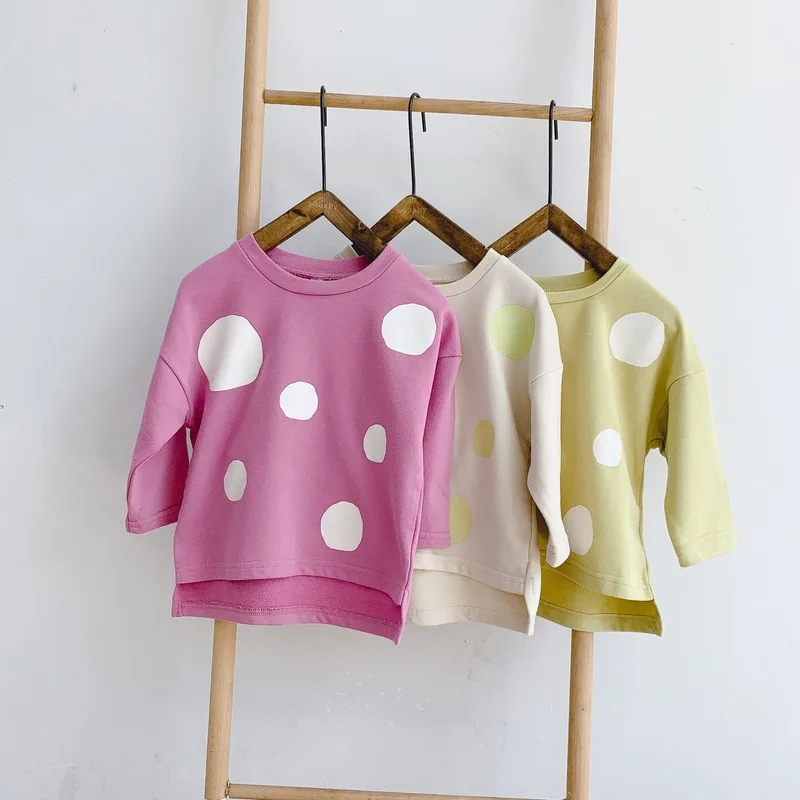 Children's Long Sleeve 2019 New Girls Cute Polka Dot T-Shirt Girl Cotton Round Neck Summer T-shirt Casual Children's Top
Children's Long Sleeve 2019 New Girls Cute Polka Dot T-Shirt Girl Cotton Round Neck Summer T-shirt Casual Children's Top