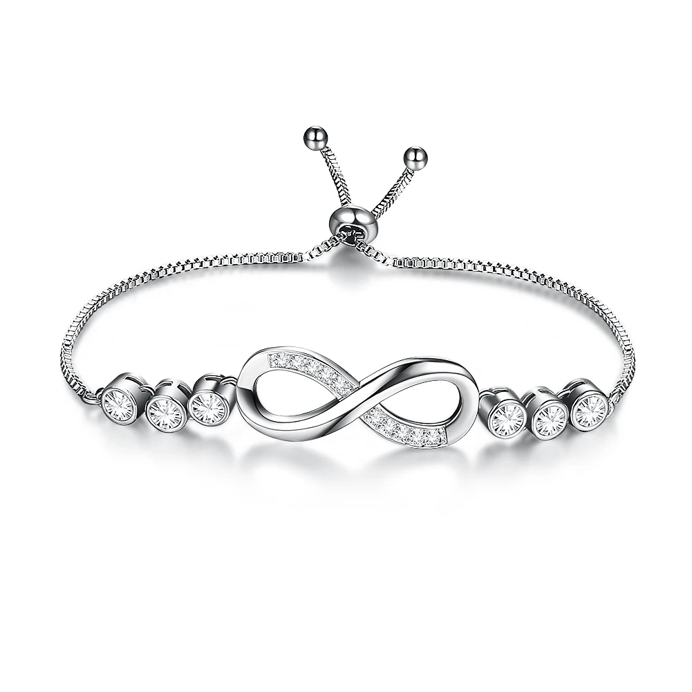ZEMIOR Copper Brecelet For Women Adjustable Size Inlay Cubic Zirconia Trendy Brecelets Expression Lover Infinite Love Jewelry
ZEMIOR Copper Brecelet For Women Adjustable Size Inlay Cubic Zirconia Trendy Brecelets Expression Lover Infinite Love Jewelry