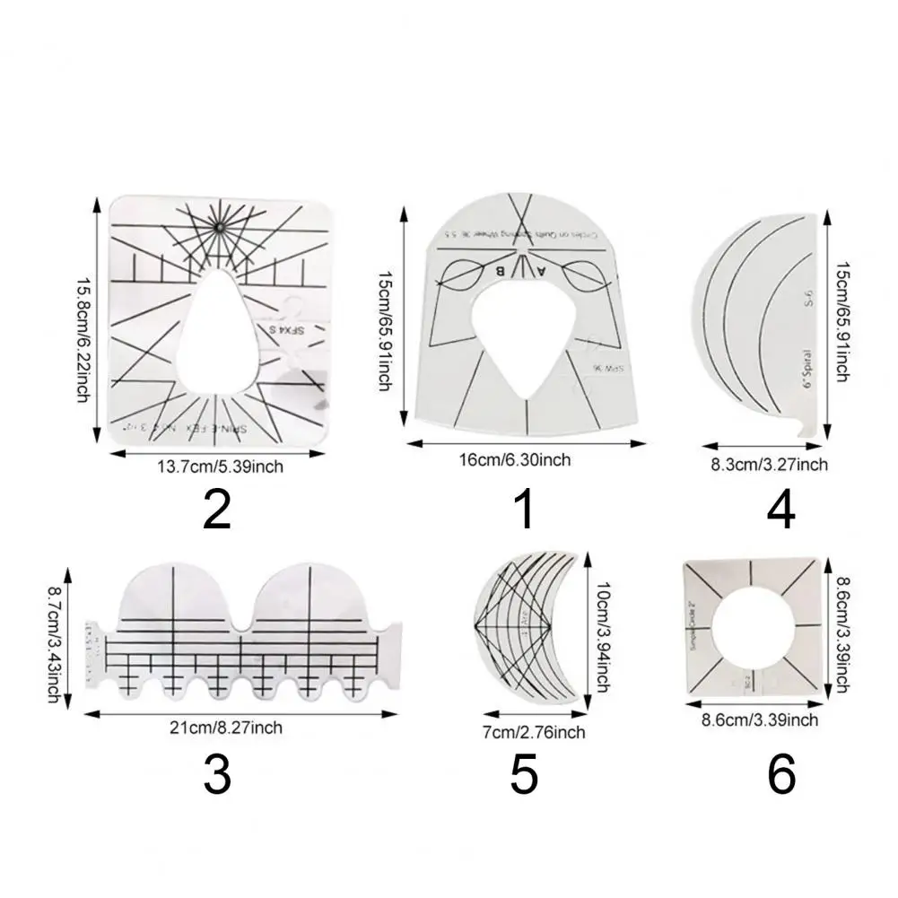 Patchwork Ruler Craft Sewing Quilting Tailor DIY Flexible Convenient for Household
Patchwork Ruler Craft Sewing Quilting Tailor DIY Flexible Convenient for Household