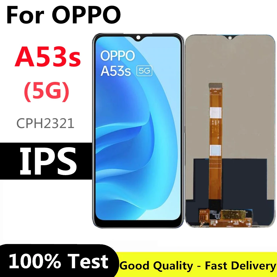 Black 6.52 inch For Oppo A53s 5G 2021 LCD Display Touch Screen Digitizer Assembly for OPPO A53S CPH2321 lcd
Black 6.52 inch For Oppo A53s 5G 2021 LCD Display Touch Screen Digitizer Assembly for OPPO A53S CPH2321 lcd