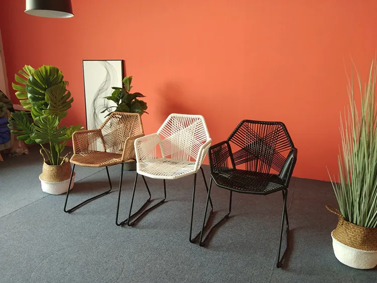 Single Chair Nordic Modern Minimalist Home Balcony Outdoor Patio Table And Chairs Leisure Wicker Chair Metal Chair
Single Chair Nordic Modern Minimalist Home Balcony Outdoor Patio Table And Chairs Leisure Wicker Chair Metal Chair