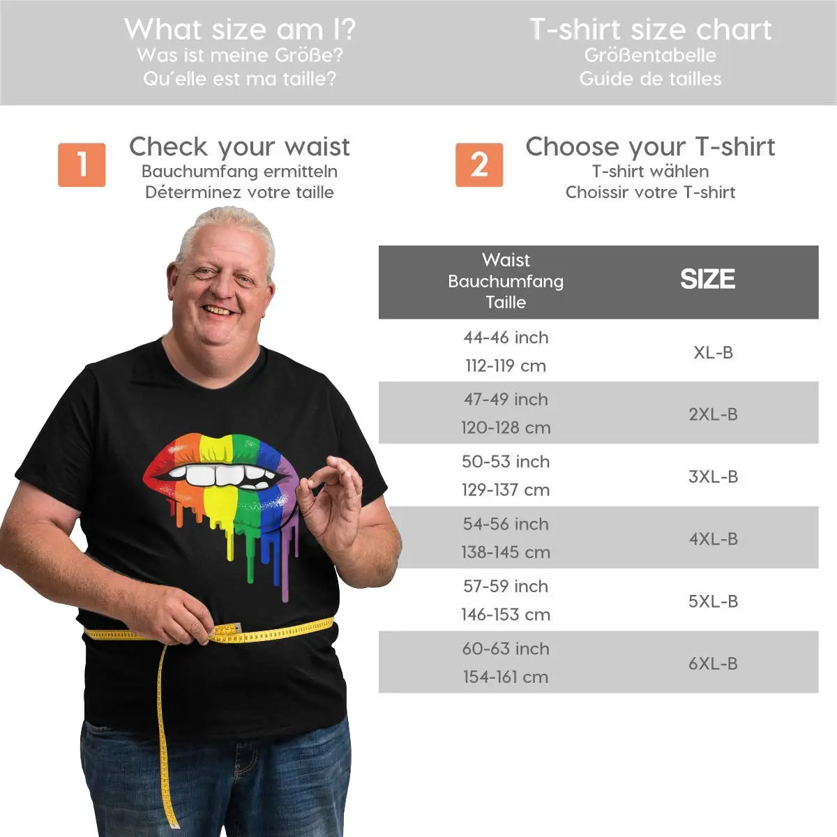 Fashion Colored Lips Men Oversized T Shirts Black Cotton 6XL 5XL T-Shirts Summer Loose Workout Tops Tees for Big Tall Man
Fashion Colored Lips Men Oversized T Shirts Black Cotton 6XL 5XL T-Shirts Summer Loose Workout Tops Tees for Big Tall Man