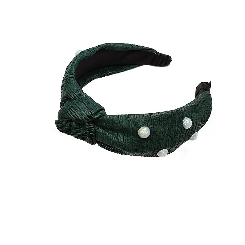 Wholesale women cloth headband girl's cute headwear lady's bead knot hair accessories ins korea style hairbands
Wholesale women cloth headband girl's cute headwear lady's bead knot hair accessories ins korea style hairbands