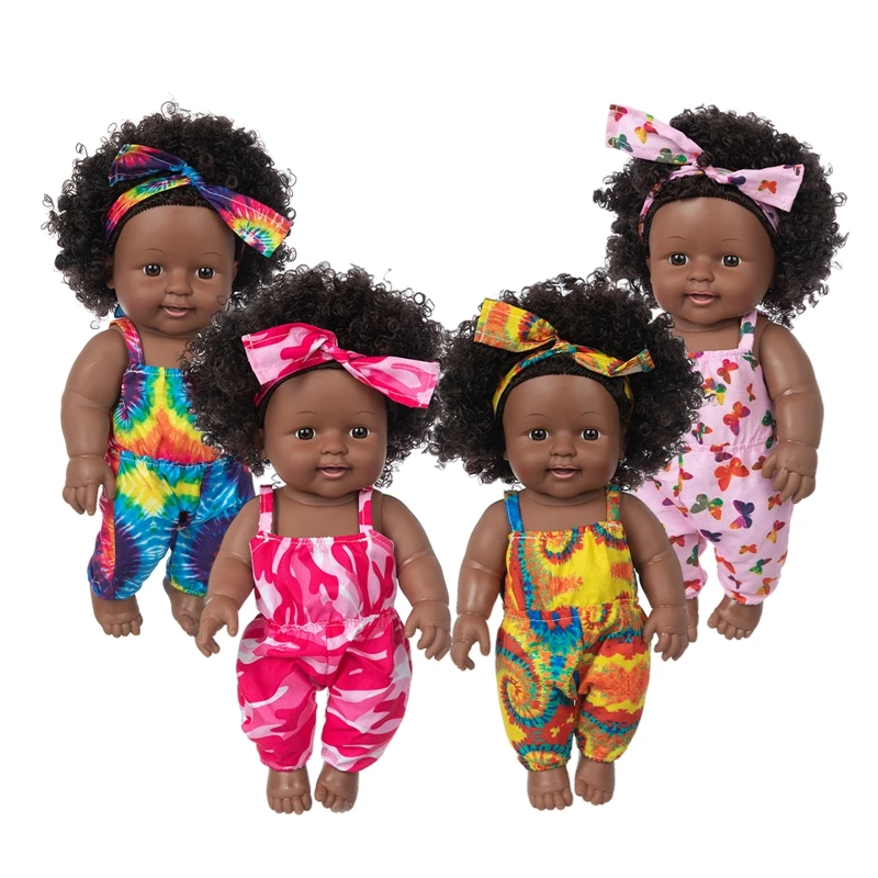 Black Baby Girl Doll 12 Inch Fashion Doll Toy African American Indian Style Lifelike Dolls for Gifts
Black Baby Girl Doll 12 Inch Fashion Doll Toy African American Indian Style Lifelike Dolls for Gifts