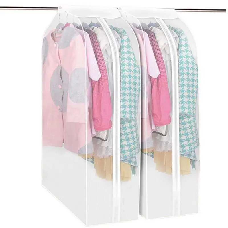 Dust Prevention Wardrobe Storage Bags Reusable Hanger Coat Clothes Garment Suit Cover Organizer Case for Clothes
Dust Prevention Wardrobe Storage Bags Reusable Hanger Coat Clothes Garment Suit Cover Organizer Case for Clothes