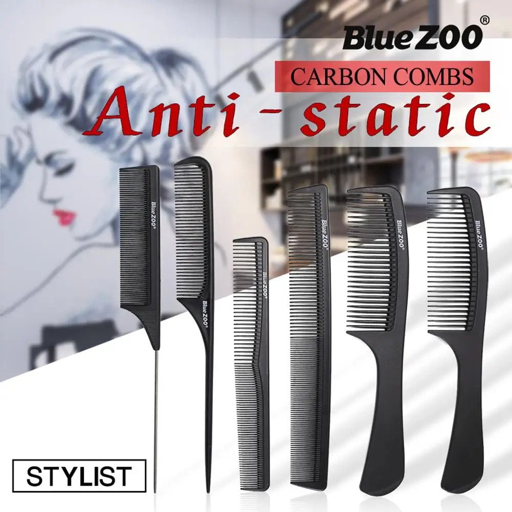 BlueZOO 6 парикмахерская расческа волос пластины устойчивость к высокой температуре