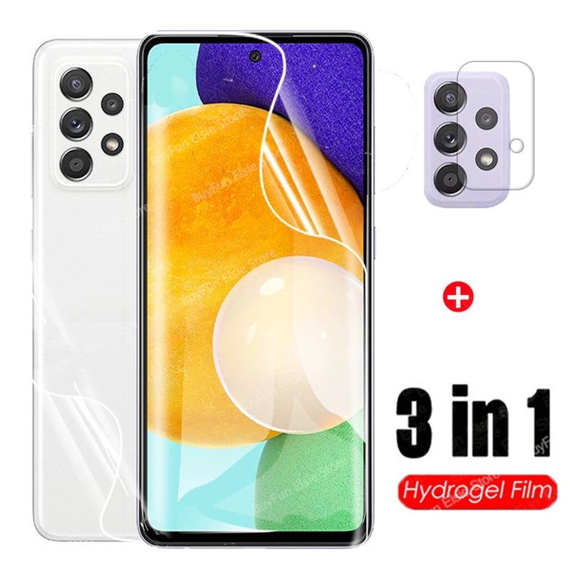 Гидрогелевая пленка 3 в 1 для Samsung Galaxy A52, защитная пленка на весь экран для объектива камеры Samsung A52, A72, A 52, не стекло
Гидрогелевая пленка 3 в 1 для Samsung Galaxy A52, защитная пленка на весь экран для объектива камеры Samsung A52, A72, A 52, не стекло