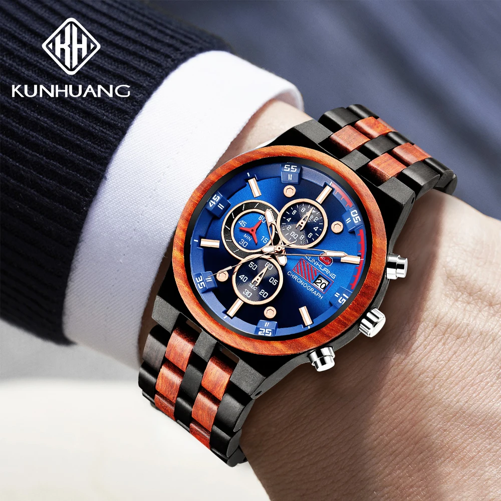 Wholesale Custom Men Wood Sport Watch Vintage Leather Quartz Clock Wooden Sports Hot Selling Chronograph
Wholesale Custom Men Wood Sport Watch Vintage Leather Quartz Clock Wooden Sports Hot Selling Chronograph