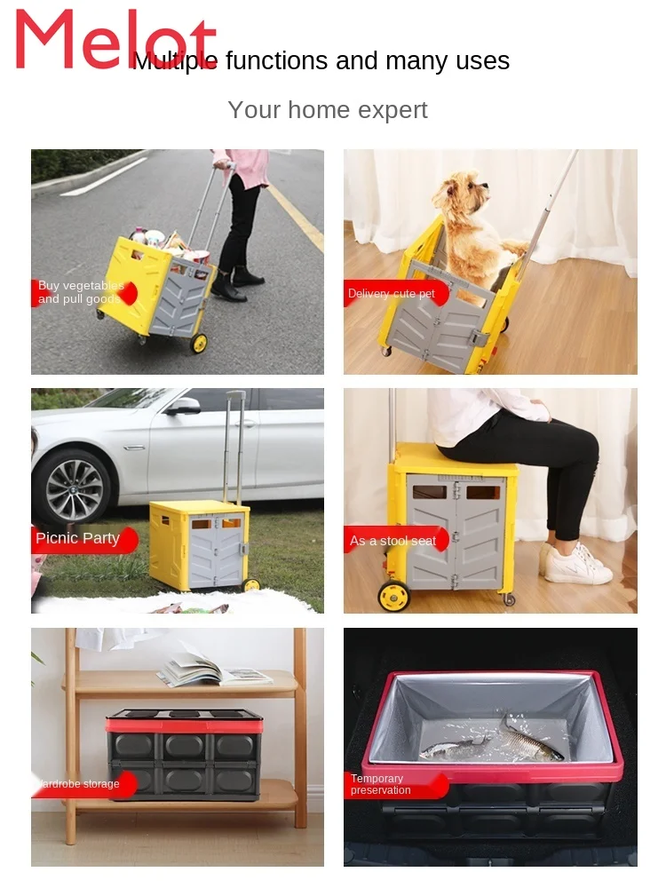 Car Trunk and Storage Box Car Mounted Appliance Car Interior Supplies Pull Rod Folding Tail Box Compartmented Storage Boxes
Car Trunk and Storage Box Car Mounted Appliance Car Interior Supplies Pull Rod Folding Tail Box Compartmented Storage Boxes