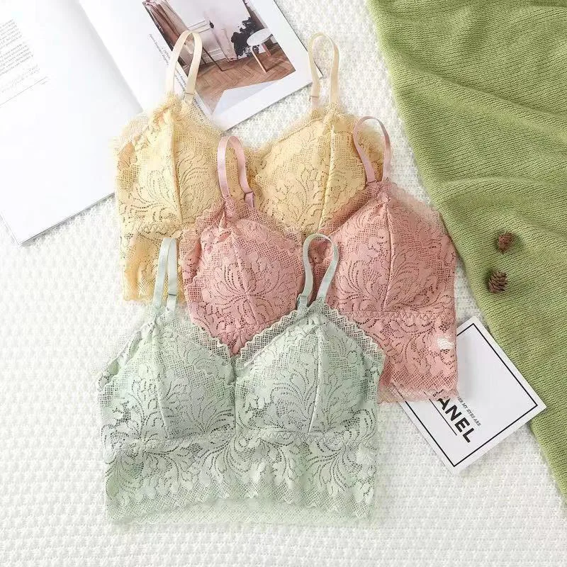 Sexy Sports Bra Women Lace Bralette Lingerie Underwear Wireless Padded Seamless Bra Ultra Strap Padded Bras Tube Top Bra Yoga
Sexy Sports Bra Women Lace Bralette Lingerie Underwear Wireless Padded Seamless Bra Ultra Strap Padded Bras Tube Top Bra Yoga