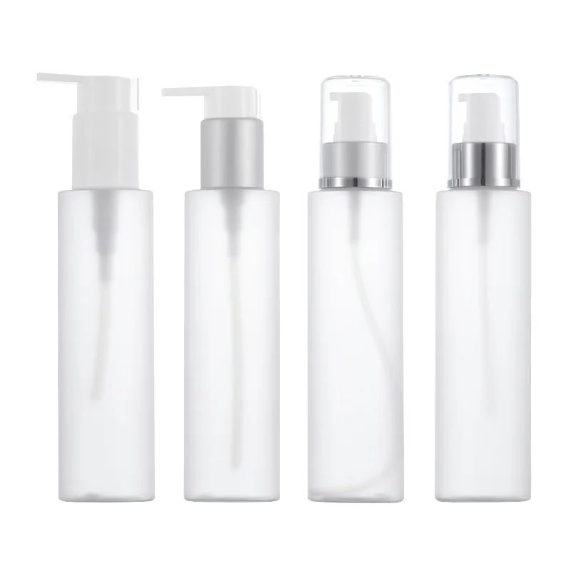 10pcs Frosting Flat Shoulder Pump Emulsion Bottle 150ml Portable Empty Clear Lotion Container Make Up Cosmetics Jar Packing Set
10pcs Frosting Flat Shoulder Pump Emulsion Bottle 150ml Portable Empty Clear Lotion Container Make Up Cosmetics Jar Packing Set