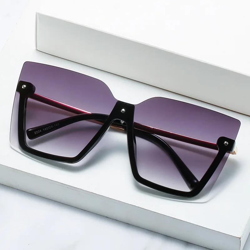 LNFCXI Oversized Semi-Rimless Sunglasses Luxury Fashion Women Men Metal Gradient Brown Sunglass Eyewear Gafas De Sol Mujer
LNFCXI Oversized Semi-Rimless Sunglasses Luxury Fashion Women Men Metal Gradient Brown Sunglass Eyewear Gafas De Sol Mujer