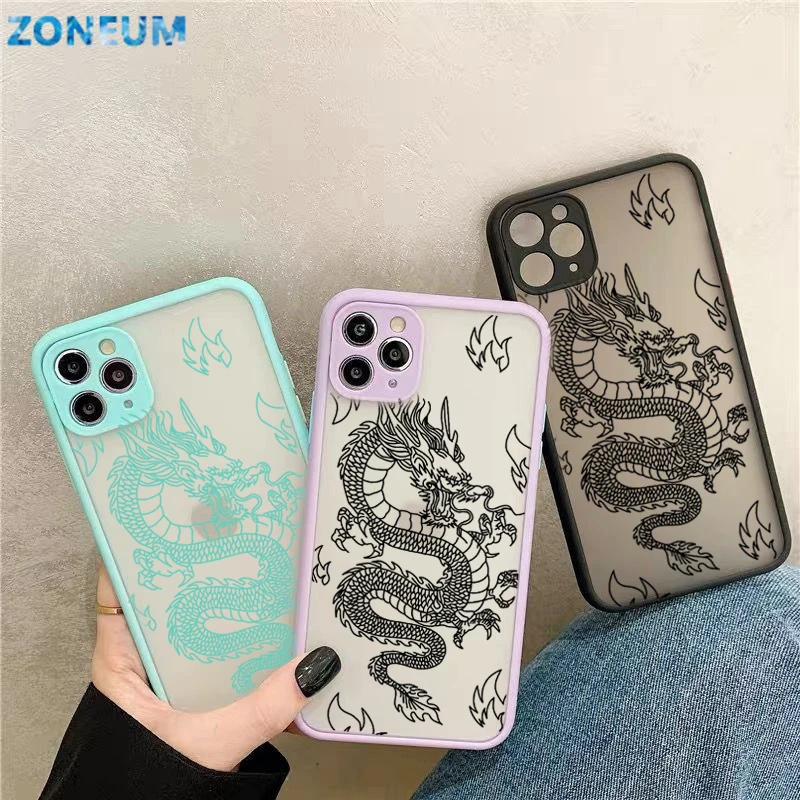 ZONEUM Fashion Dragon Animal Pattern Phone Case For iPhone 13 12 11 Pro XS MAX X 7 XR 8 6Plus Hard Transparent Cover Matte Bag
ZONEUM Fashion Dragon Animal Pattern Phone Case For iPhone 13 12 11 Pro XS MAX X 7 XR 8 6Plus Hard Transparent Cover Matte Bag