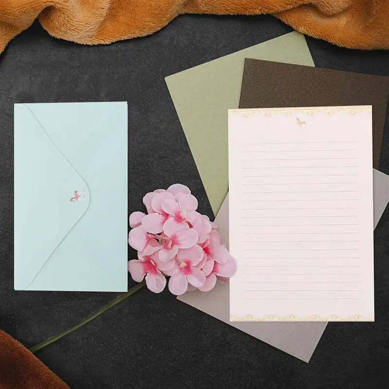 45pcs A5 Letter Writing Paper Creative Stationery Letter Paper Envelope Kit