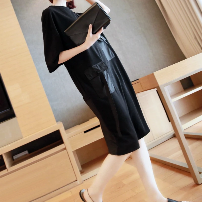 Brand Designer Runway Dress 2020 Half Sleeve Ice Silk Korean Style Black White Dress Woman Sheer Casual Dresses for Women Summer
Brand Designer Runway Dress 2020 Half Sleeve Ice Silk Korean Style Black White Dress Woman Sheer Casual Dresses for Women Summer