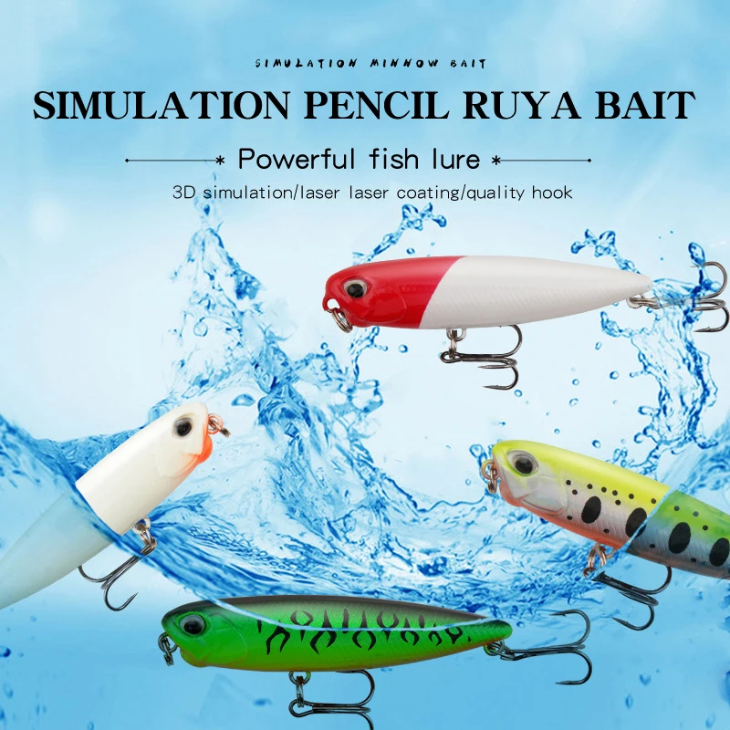 Fishing Lures with 3D Eyes 6.5cm 5.5g Simulation Fish Shape Lure with Quality Hooks Fishing Tools
Fishing Lures with 3D Eyes 6.5cm 5.5g Simulation Fish Shape Lure with Quality Hooks Fishing Tools