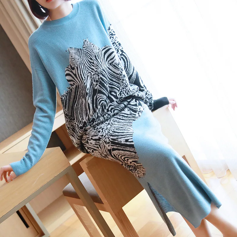 L-XXXL Large Size Casual Vintage 2 Piece Set Women Knitted Blouse and Oversized Skirt Ladies Print Autumn Winter Two Piece Set
L-XXXL Large Size Casual Vintage 2 Piece Set Women Knitted Blouse and Oversized Skirt Ladies Print Autumn Winter Two Piece Set