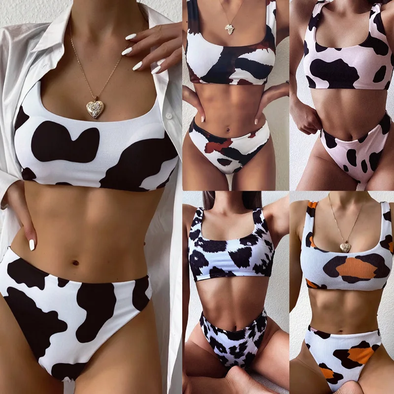 2020 summer new European and American sexy beach split swimming suit, printed bikini suit, swimming bikini high waisted bikini
2020 summer new European and American sexy beach split swimming suit, printed bikini suit, swimming bikini high waisted bikini
