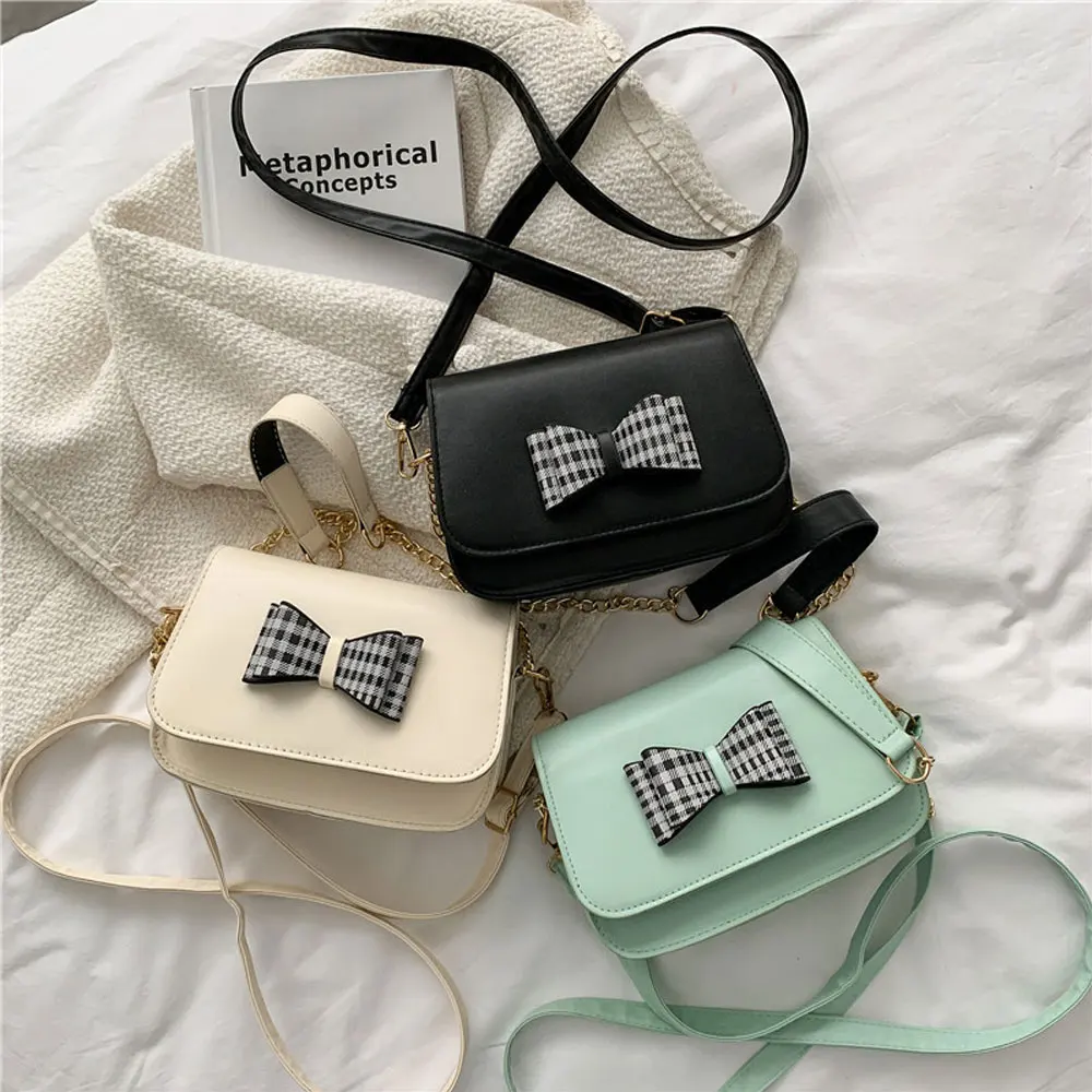 Simple Women's Leather Crossbody Bag Female Fashion Shoulder Bags Elegant Sweet Bow Handbags Ladies Casual Chain Evening Clutch
Simple Women's Leather Crossbody Bag Female Fashion Shoulder Bags Elegant Sweet Bow Handbags Ladies Casual Chain Evening Clutch