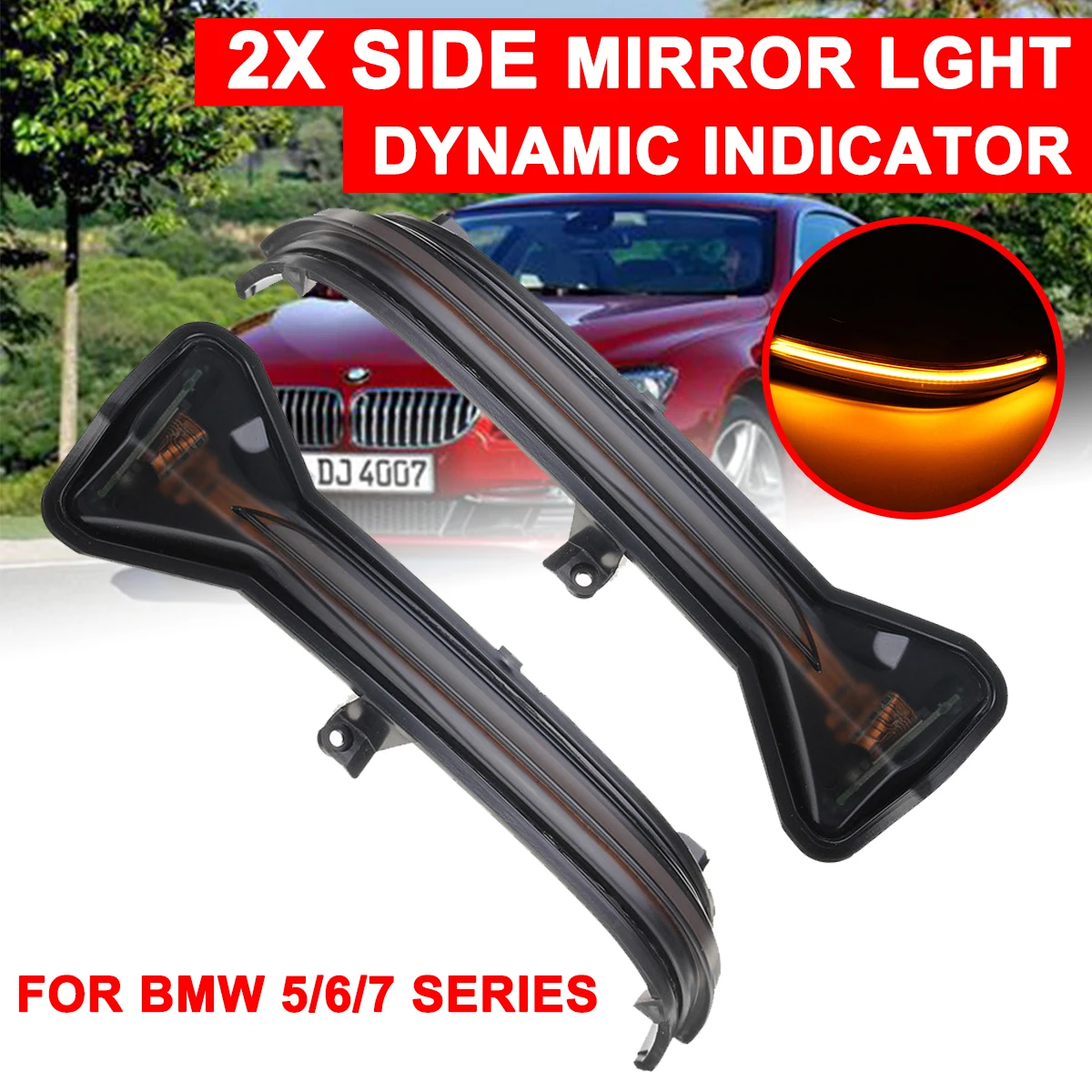 for BMW 5/6/7 Series G30 G31 G32 1 Pair Led Car Daytime Fog Day Running Lights Rearview Mirror Dynamic Strobe Strip Turn Lamp
for BMW 5/6/7 Series G30 G31 G32 1 Pair Led Car Daytime Fog Day Running Lights Rearview Mirror Dynamic Strobe Strip Turn Lamp