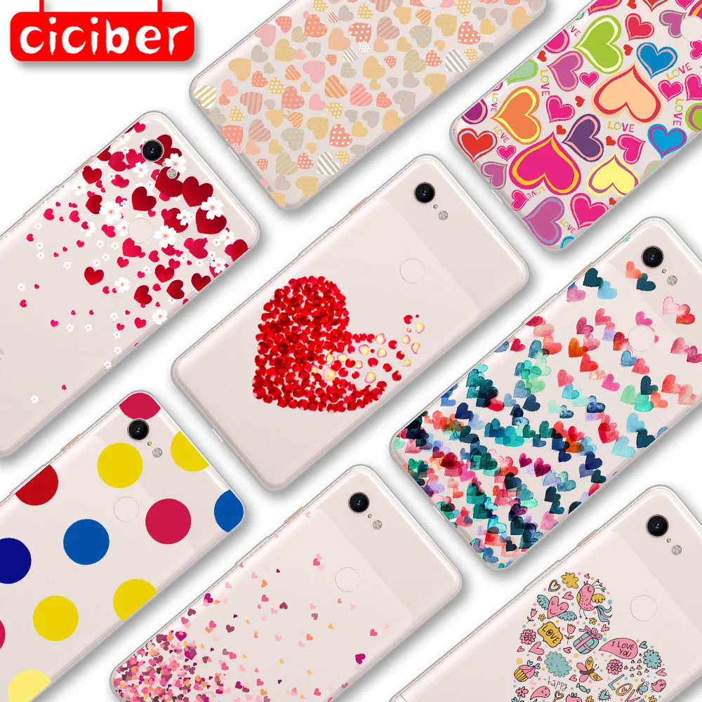 Heart Love Case For Google Pixel 4 5 3 2 XL Cover for Pixel 3a 4a 5G XL Soft Silicone TPU Luxury Protect Phone Back Funda Capa
Heart Love Case For Google Pixel 4 5 3 2 XL Cover for Pixel 3a 4a 5G XL Soft Silicone TPU Luxury Protect Phone Back Funda Capa
