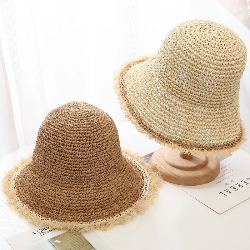 New Fashion Straw Hats Panamas UV Protection Sun Visor Beach Hats for Women Visors Foldable Female Summer Sun Cap Chapeau Femme
New Fashion Straw Hats Panamas UV Protection Sun Visor Beach Hats for Women Visors Foldable Female Summer Sun Cap Chapeau Femme
