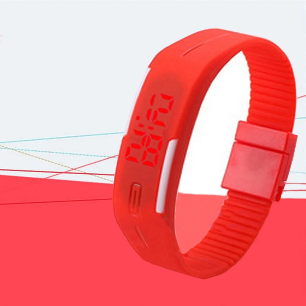 HOT SALESNew Arrival Fashion Men Women Silicone Red LED Digital Sports Bracelet Wrist Watch Gift Wholesale Dropshipping
HOT SALESNew Arrival Fashion Men Women Silicone Red LED Digital Sports Bracelet Wrist Watch Gift Wholesale Dropshipping