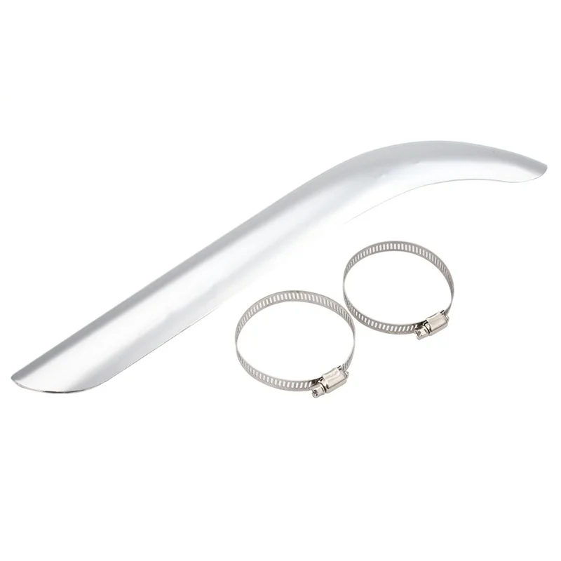 Chrome Motorcycle Curved Exhaust Muffler Pipe Heat Shield Cover Guard Protector Universal for Honda
Chrome Motorcycle Curved Exhaust Muffler Pipe Heat Shield Cover Guard Protector Universal for Honda