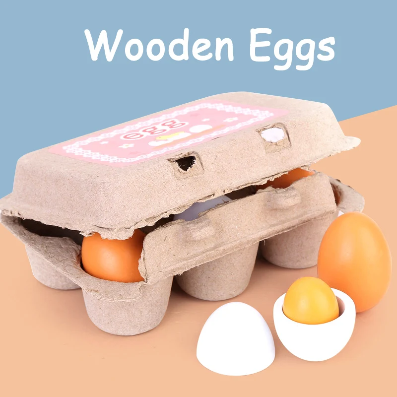 6PCS Educational Toys Kitchen Play House Wooden Eggs Children Toys Infant Preschool Kitchen Food Cooking Dinette Baby Kids Gifts
6PCS Educational Toys Kitchen Play House Wooden Eggs Children Toys Infant Preschool Kitchen Food Cooking Dinette Baby Kids Gifts