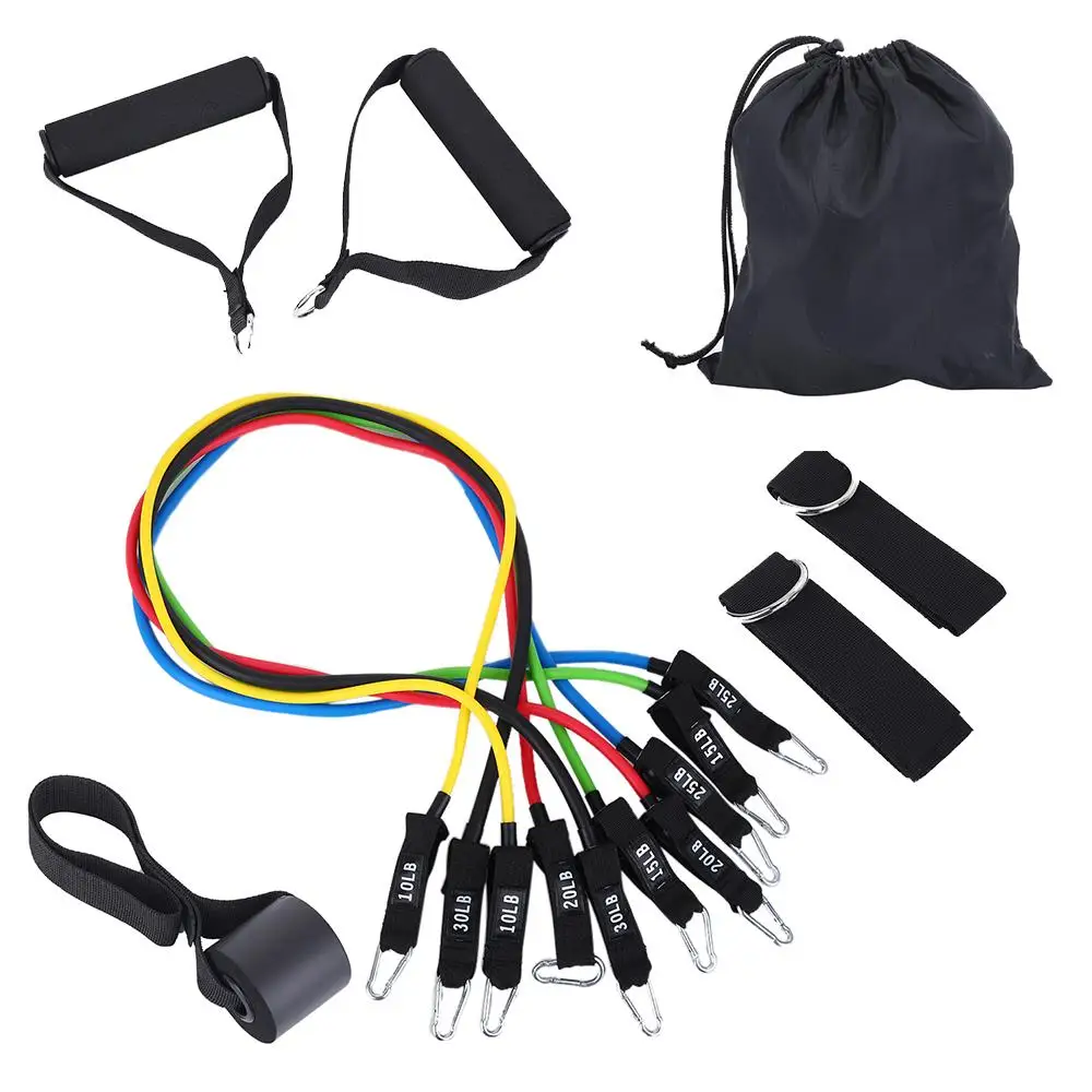 Chest Expander Tension Band Fitness Equipments Puller 11pcs TPE Elastic Rope Removable Training Bands Stretch Arm Apparatus
Chest Expander Tension Band Fitness Equipments Puller 11pcs TPE Elastic Rope Removable Training Bands Stretch Arm Apparatus