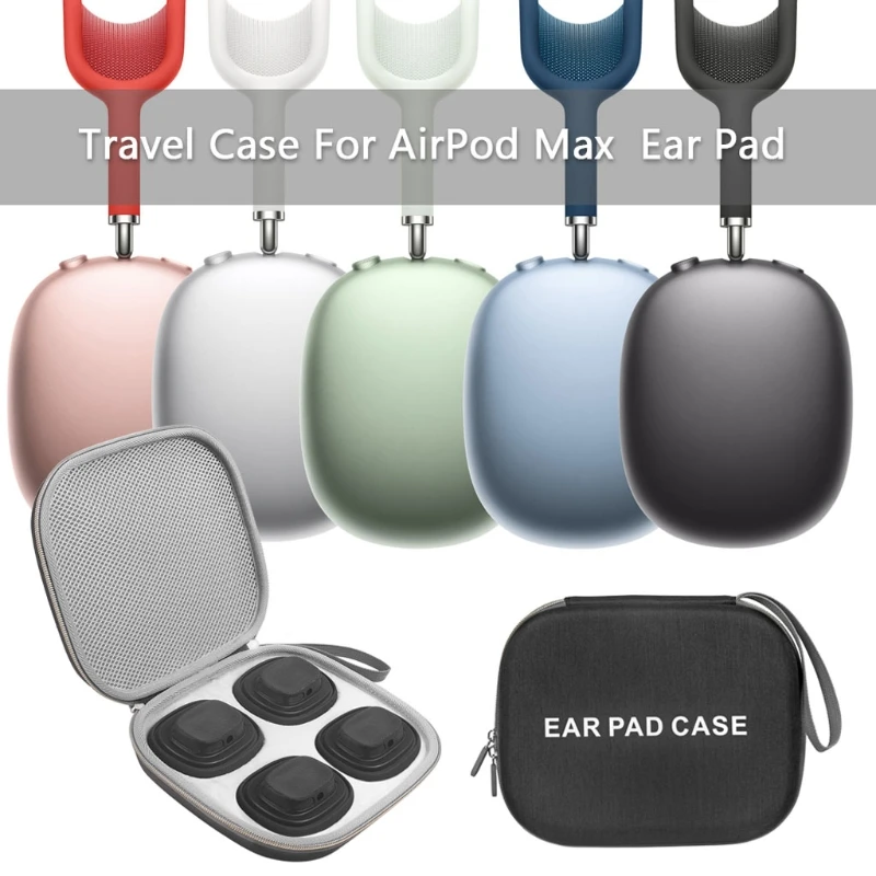 Hard Protective Shell Earphone Pad Cover Skin Storage Bag Carrying Case Sleeve Handbag for AirPods Max Ear Pad
Hard Protective Shell Earphone Pad Cover Skin Storage Bag Carrying Case Sleeve Handbag for AirPods Max Ear Pad